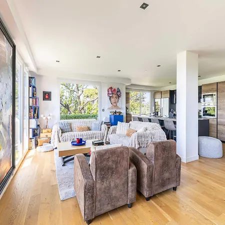 Modern Flat With Sea View - Ac- 2br- 4p - Cannes